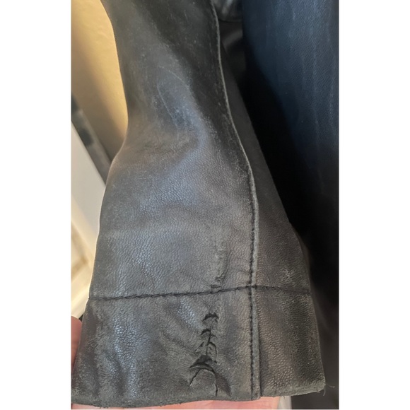 Men’s Long Leather Jacket - Picture 9 of 10